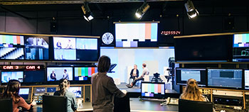 Media broadcasting room